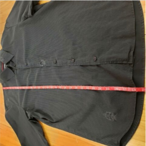 Vans Off The Wall Button Down Striped - Picture 6 of 7